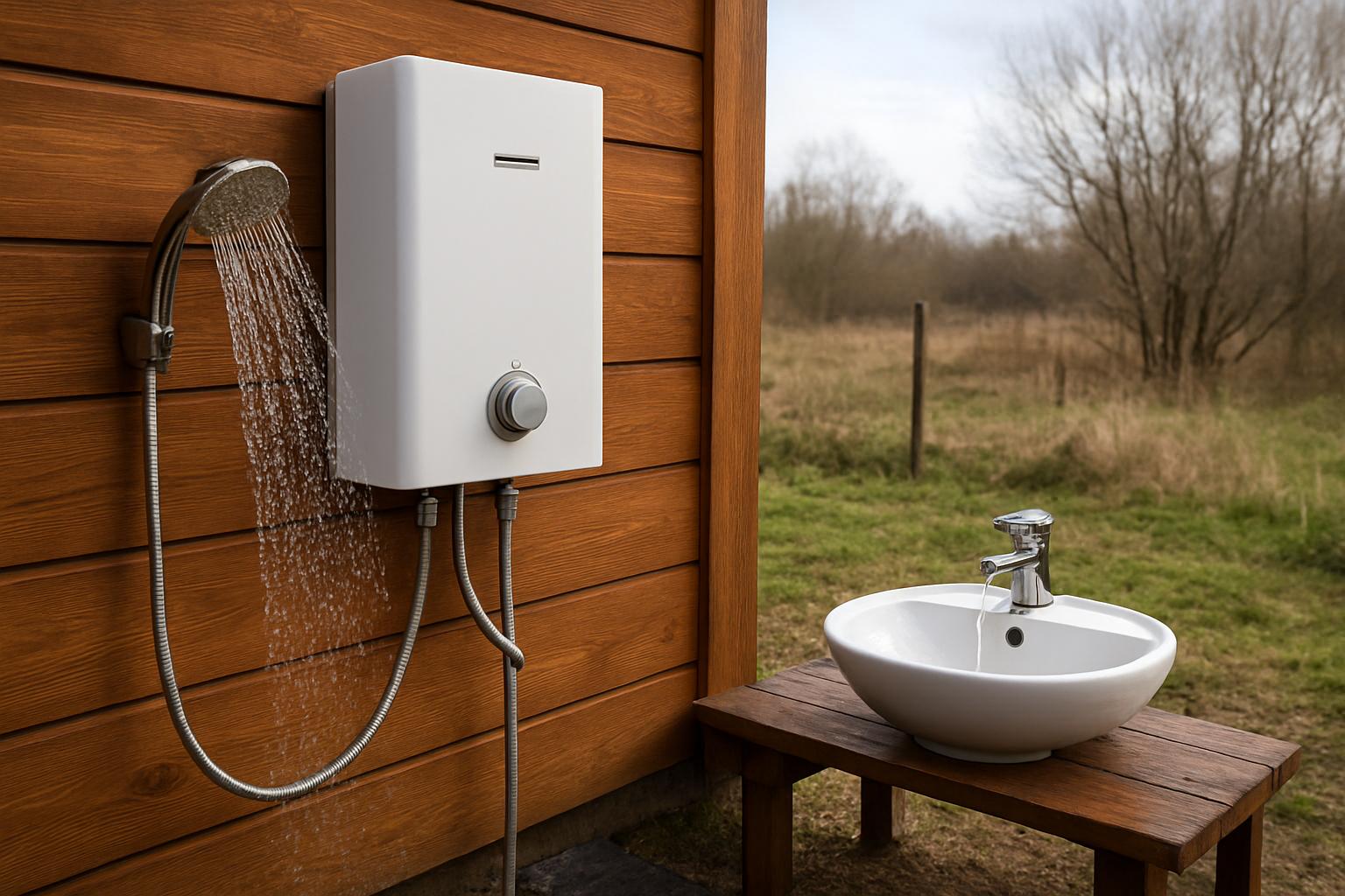 Летний душ, весенняя раковина, зимний режим