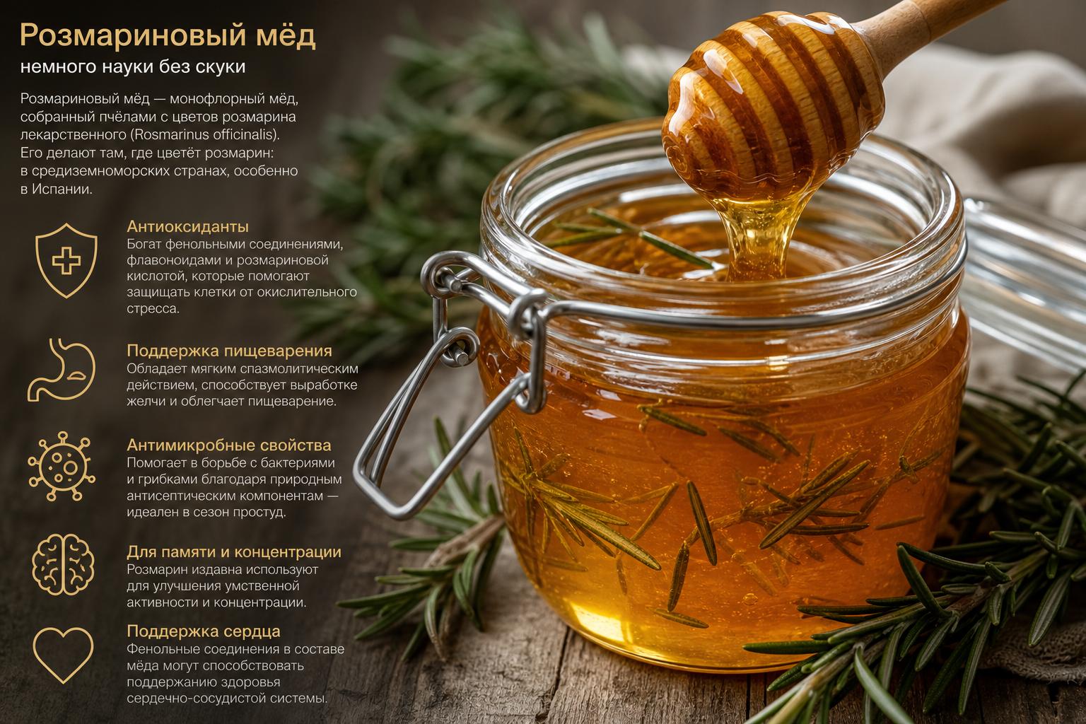 Розмариновый мёд. Немного науки без скуки
