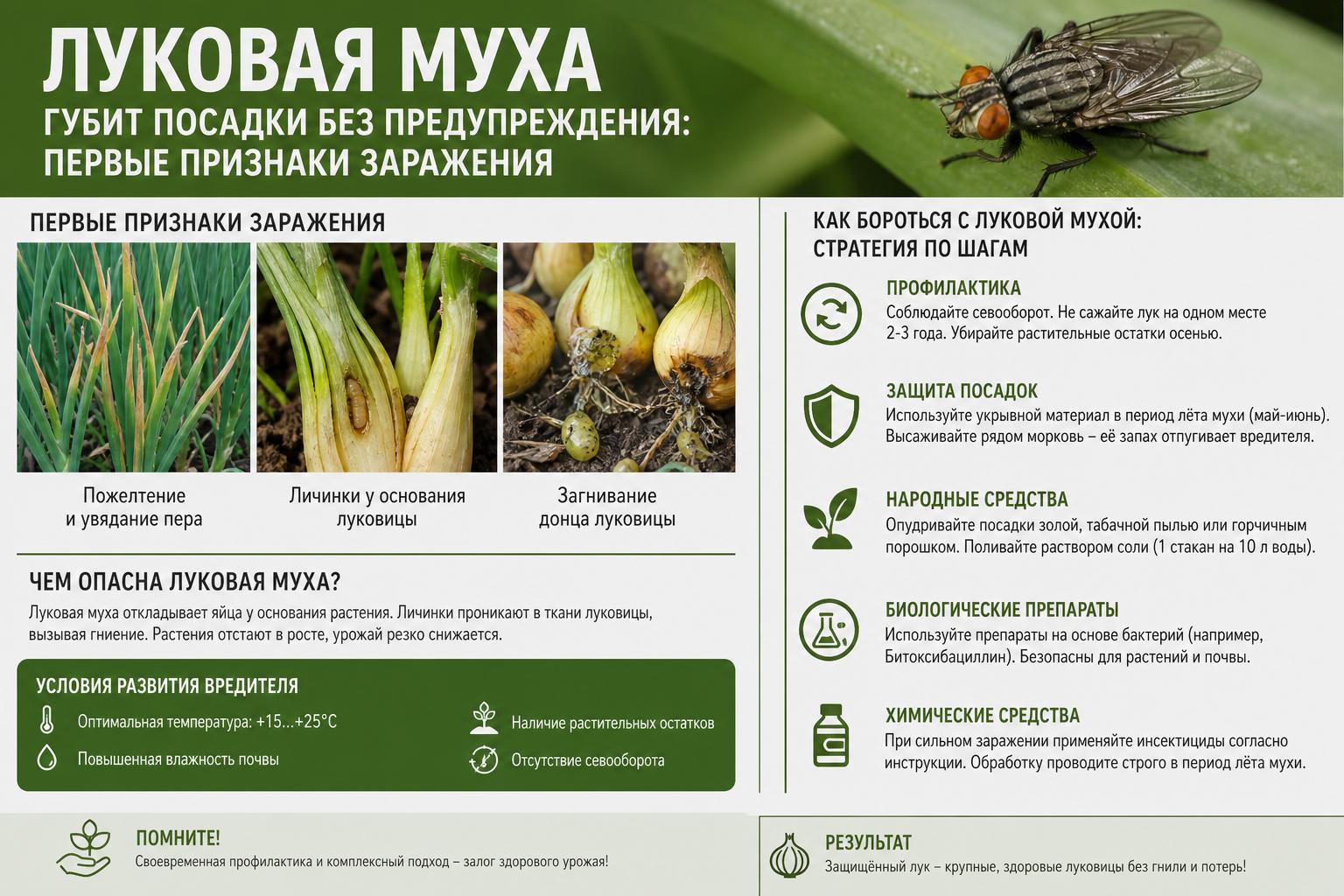 Луковая муха губит посадки без предупреждения: первые признаки заражения. Как бороться с луковой мухой: стратегия по шагам Луковая муха губит посадки без предупреждения: первые признаки заражения. Как бороться с луковой мухой: стратегия по шагам